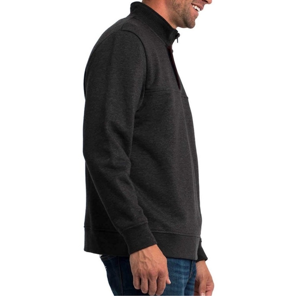 Orvis Signature Quarter Zip Snap Pullover Navy Blue XXL - Picture 2 of 13